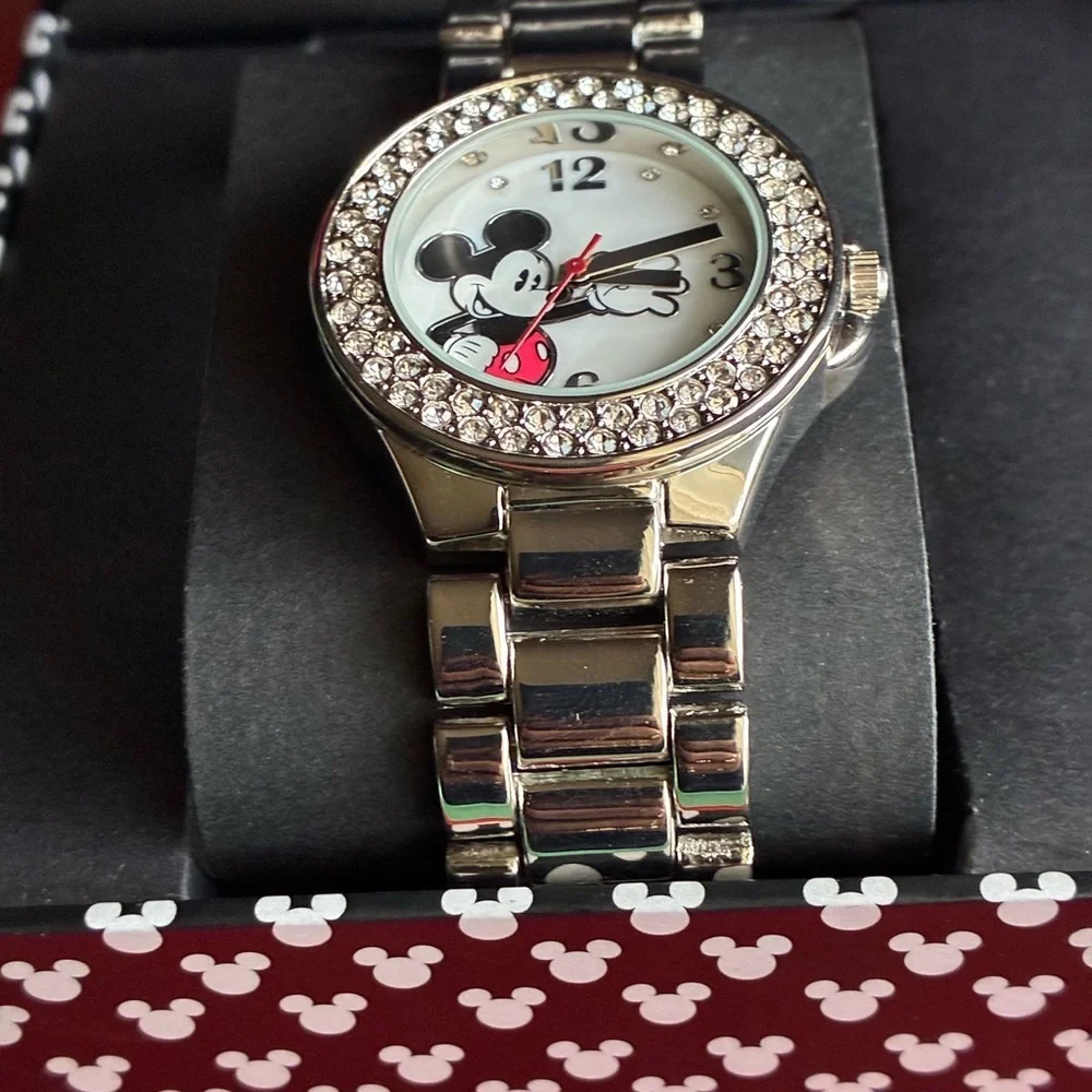 Disney Silver Mickey Mouse Watch